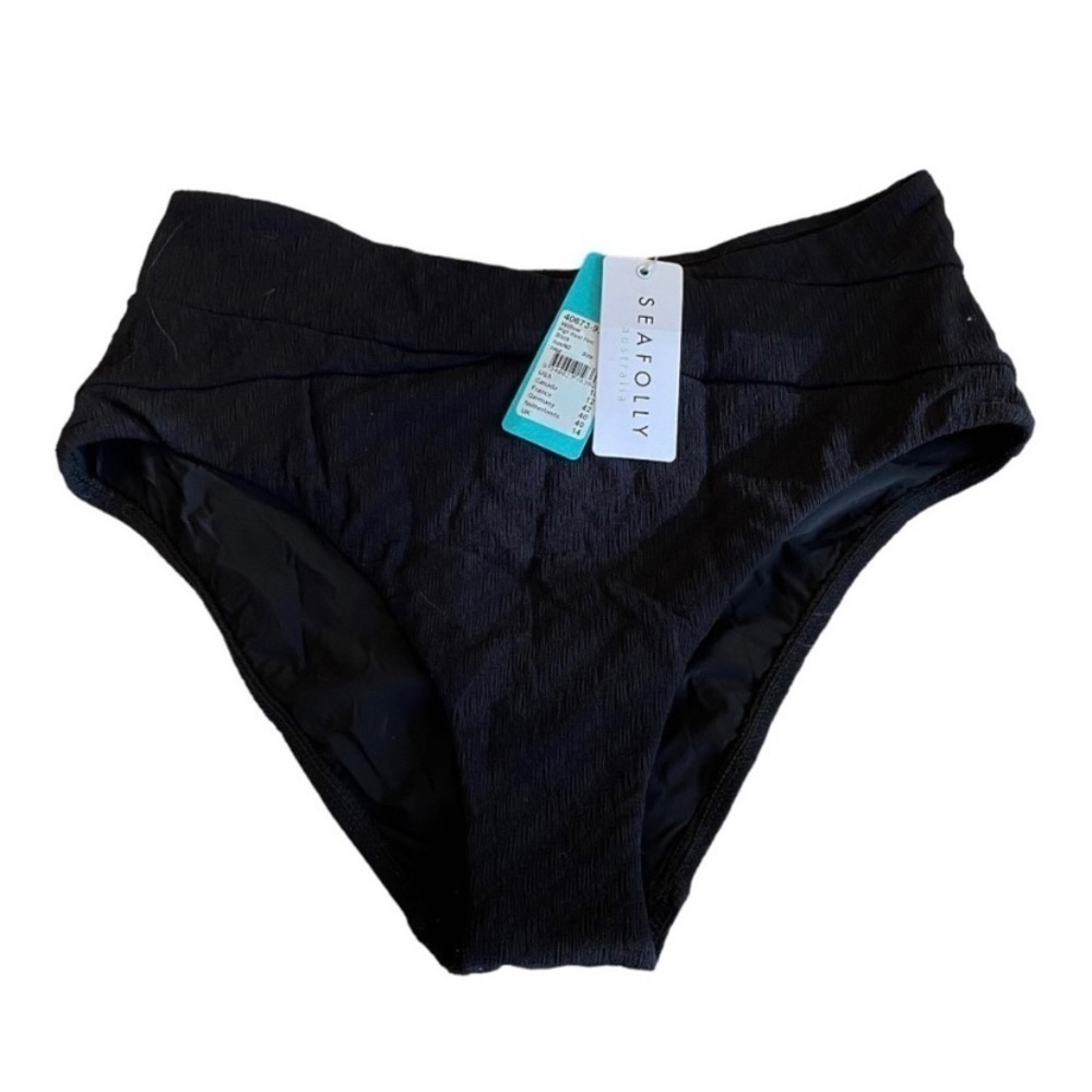 $226 Seafolly Willow Bikini Set Underwire Top & High Rise Full Coverage Bottom - Picture 7 of 11